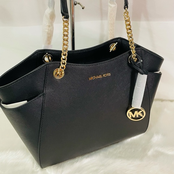 NWT Michael Kors Black Large shoulder tote bag - Picture 8 of 12